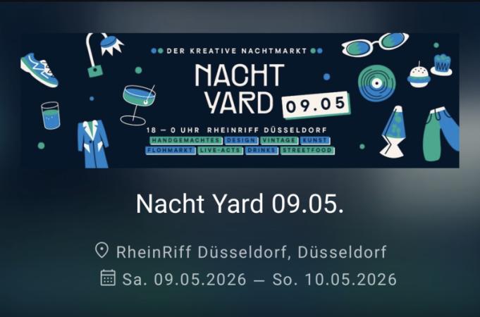 NachtYard – Der kreative Nachtmarkt im RheinRiff Düsseldorf — Bild 2