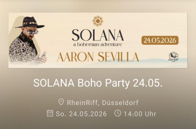 SOLANA Boho Party im RheinRiff — Bild 1